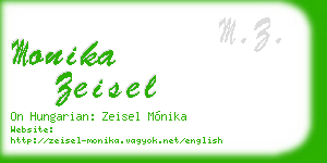 monika zeisel business card