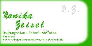 monika zeisel business card